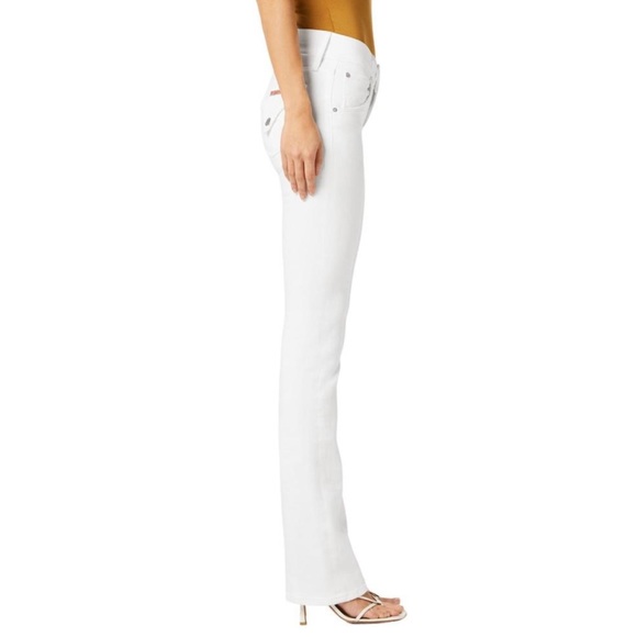 NEW HUDSON mid-rise baby bootcut jean in white 26 W170LDLW - Picture 3 of 9